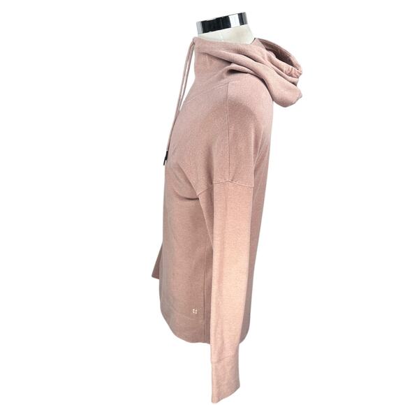 Sweaty Betty Escape Luxe Fleece Hoodie Women's Medium Pale Pink Pullover Active - Picture 4 of 10